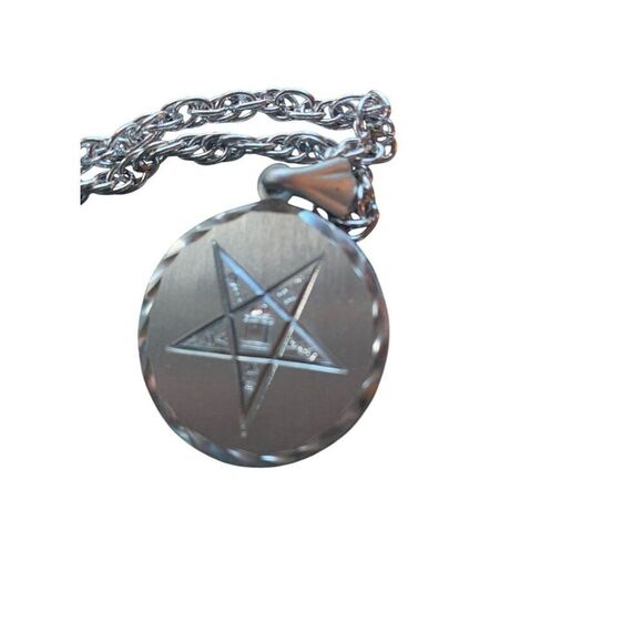 Blackinton Pewter Star Sparkle Bright  Pendant‎ Necklace 20" Rope Chain - Picture 2 of 7